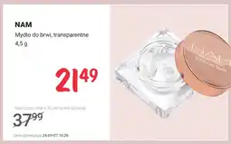 Rossmann Mydło do brwi transparentne NAM oferta