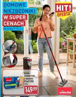 ALDI Zestaw mop z wiadrem H2prO ONE Vileda oferta