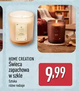 ALDI Świeca zapachowa w szkle Home Creation oferta