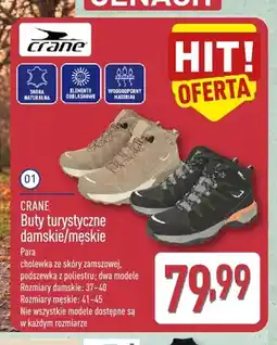 ALDI Buty turystyczne damskie/męskie Crane oferta