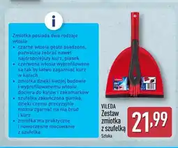 ALDI Zestaw zmiotka z szufelką Vileda oferta