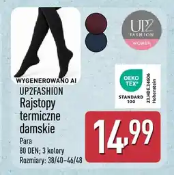 ALDI Rajstopy termiczne damskie Up2fashion oferta