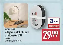ALDI Adapter wielofunkcyjny z ładowarką USB Workzone oferta