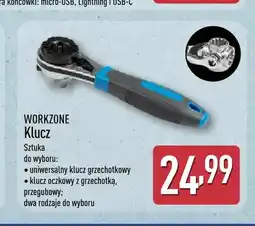 ALDI Uniwersalny klucz grzechotkowy Workzone oferta