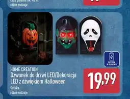 ALDI Dzwonek do drzwi LED Halloween Home Creation oferta