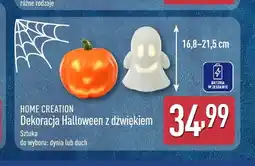 ALDI Dekoracja Halloween z dźwiękiem dynia Home Creation oferta