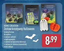 ALDI Zestaw kreatywny Halloween żelowe naklejki Home Creation oferta