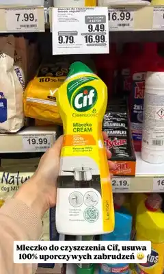 Dino Mleczko do czyszczenia Cif Cleanboost Lemon oferta
