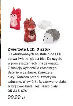 Tchibo Zwierzęta LED 3 sztuki oferta