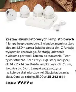 Tchibo Zestaw akumulatorowych lamp stołowych oferta