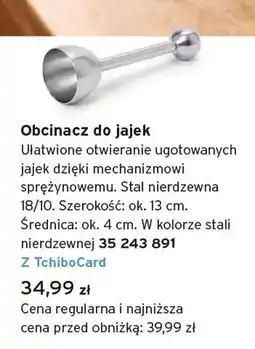 Tchibo Obcinacz do jajek Tchibo oferta