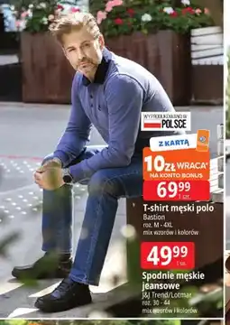 E.Leclerc Spodnie męskie jeansowe J & J Trend/Lotmar oferta