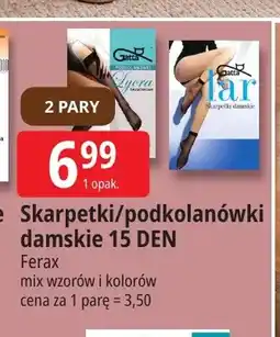 E.Leclerc Skarpetki damskie 15 DEN 2-pak Ferax oferta