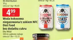 E.Leclerc Woda kokosowa niegazowana Diet Food bez dodatku cukru oferta