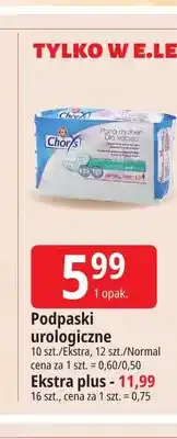 E.Leclerc Podpaski urologiczne Chors Normal oferta