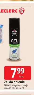 E.Leclerc Żel do golenia Carré Homme oferta