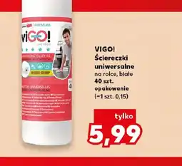 Kaufland Ściereczki uniwersalne na rolce białe Vigo! oferta