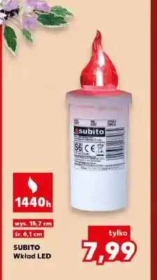 Kaufland Wkład LED Subito wys. 15,7 cm śr. 6,1 oferta