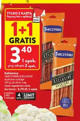 Intermarche Kabanosy Tarczyński Exclusive wieprzowe oferta