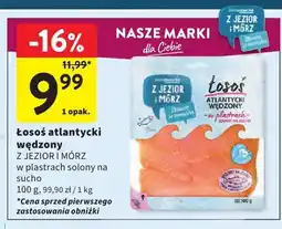 Intermarche Łosoś atlantycki wędzony w plastrach solony na sucho Z Jezior i Mórz oferta