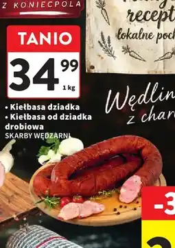 Intermarche Kiełbasa od dziadka drobiowa Skarby Wędzarni oferta