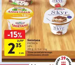 Intermarche Śmietana Piątnica 18% oferta