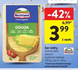 Intermarche Ser żółty w plastrach Hochland oferta