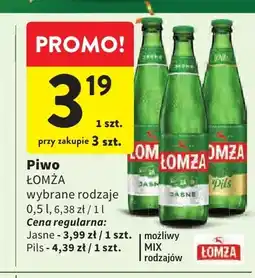 Intermarche Piwo Łomża Pils oferta