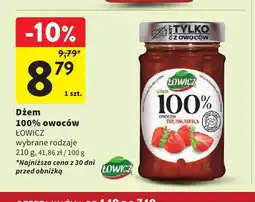 Intermarche Dżem owoców Łowicz 100% oferta