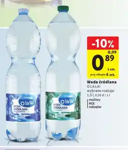 Intermarche Woda źródlana niegazowana O la la! oferta