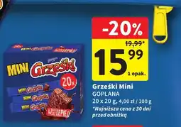 Intermarche Wafle Grześki Mini 20-pak oferta