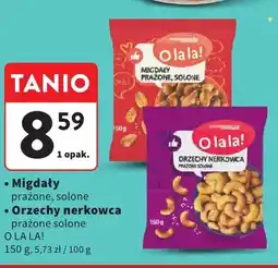 Intermarche Orzechy nerkowca prażone solone O la la! oferta