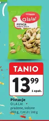 Intermarche Pistacje prażone solone O la la! oferta