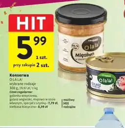 Intermarche Konserwa golonka wieprzowa O la la! oferta
