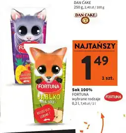 Intermarche Sok Fortuna jabłko 100% oferta