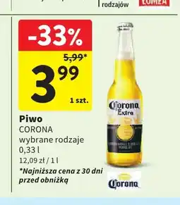 Intermarche Piwo Corona oferta