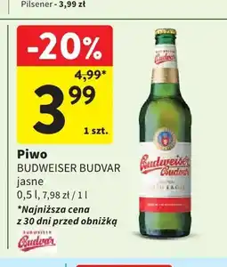 Intermarche Piwo Budweiser Budvar oferta