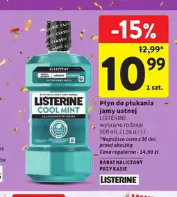 Intermarche Płyn do płukania jamy ustnej Listerine oferta