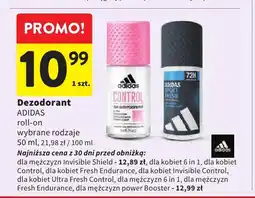Intermarche Dezodorant roll-on dla mężczyzn Invisible Shield Adidas oferta