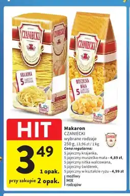 Intermarche Makaron 5 jajeczny muszelka mała Czaniecki oferta