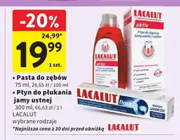 Intermarche Pasta do zębów Lacalut oferta