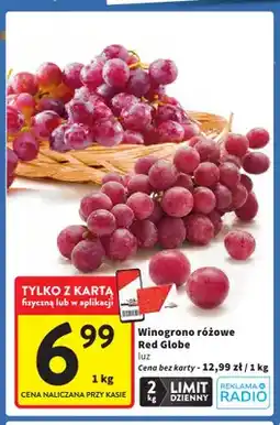 Intermarche Winogrona różowe Red Globe oferta