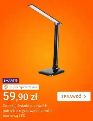 Regulowana lampka biurkowa LED