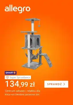 Allegro Drapak centrum zabawy i relaksu dla kota oferta