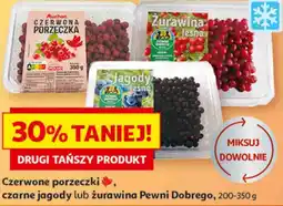 Auchan Czerwone porzeczki, czarne jagody lub żurawina Pewni Dobrego oferta