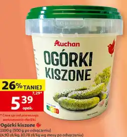 Auchan Ogórki kiszone Auchan oferta