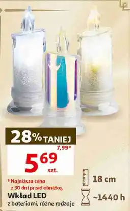 Auchan Wkład LED z bateriami oferta