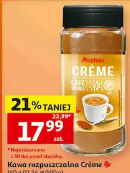 Auchan Kawa rozpuszczalna Crème Auchan oferta