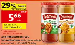 Auchan Sos Pudliszki do ryżu lub makaronu, 480 g, różne rodzaje oferta