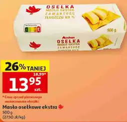 Auchan Masło osełkowe ekstra Auchan oferta